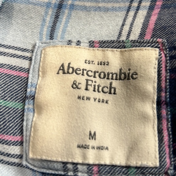 Abercrombie & Fitch Flannel Size M - Picture 4 of 4